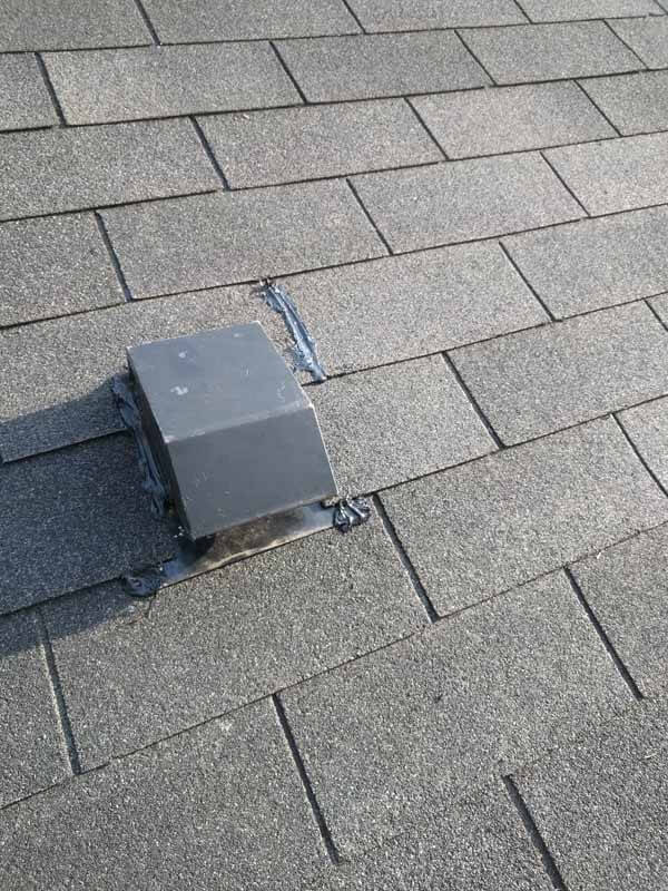 Roof bathroom damper